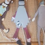 Set of 3 wooden puppets