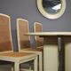 Table and 6 chairs by Mario Sabot from the 70s