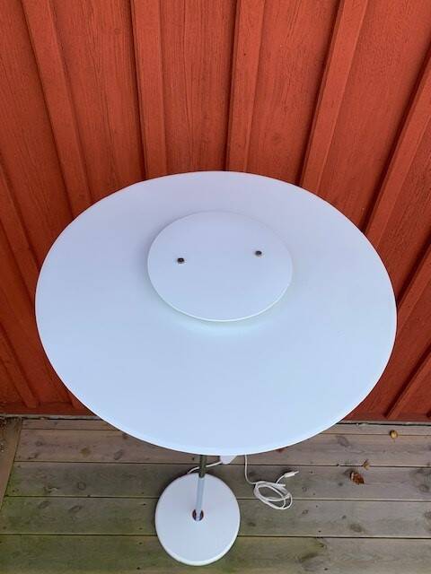 Scandinavian metal floor lamp from the 70s/80s