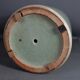Pot or vase in cracked porcelain celadon Japan vintage 50/60s.