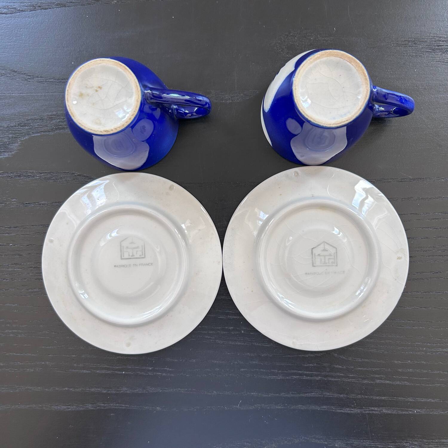 Pair of Habitat 1980 cups