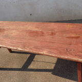 Brewery table, wooden feet