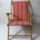 Fauteuil pliant années 50 style transat chilienne