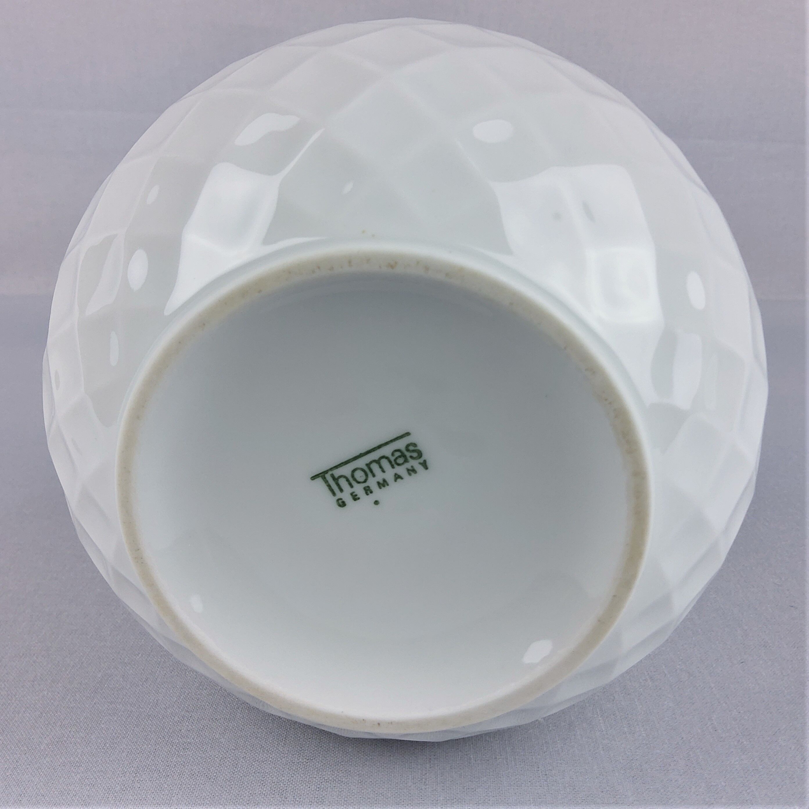 Thomas vintage porcelain white vase 1970