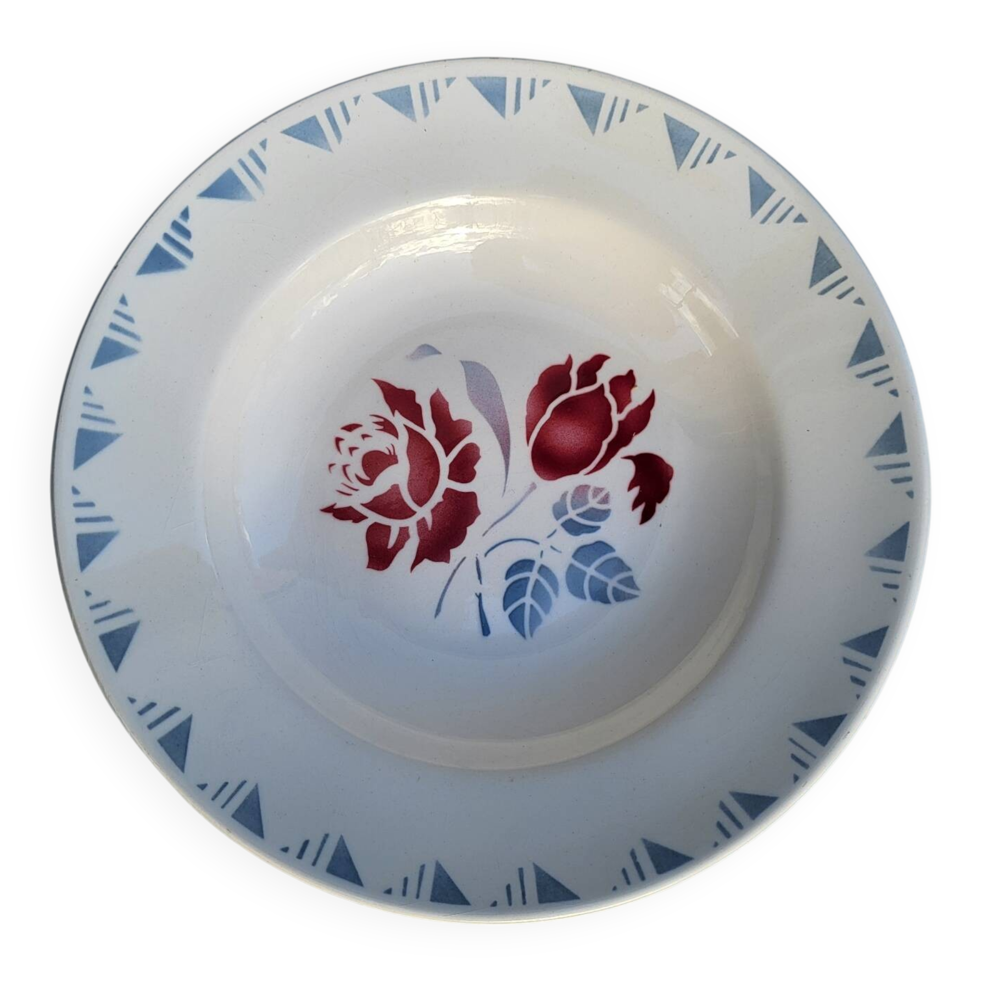 Lot 9 deep plates ▪︎ Art Deco ▪︎ Jane ▪︎ Niderviller