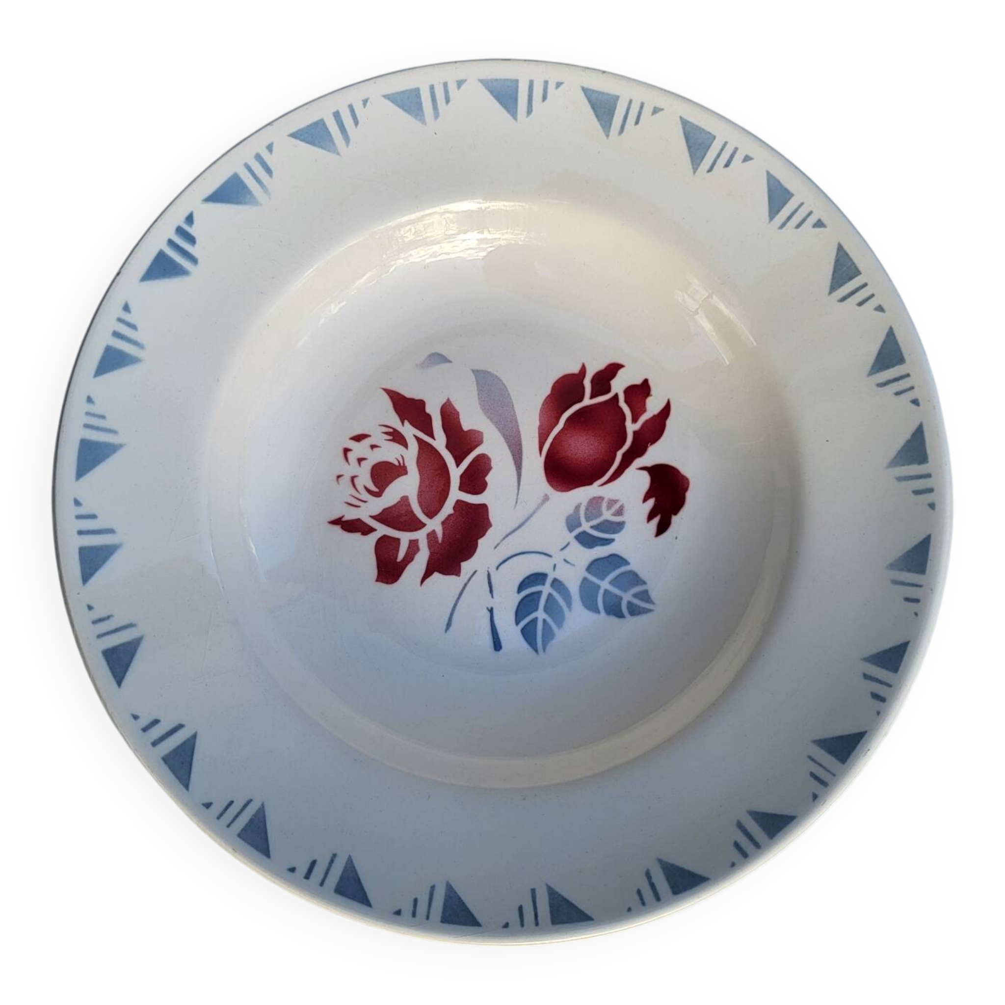 Lot 9 deep plates ▪︎ Art Deco ▪︎ Jane ▪︎ Niderviller