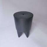 vintage Philippe STARCK designer black stool. 1970 1980