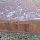 Louis XV style chest of drawers with red marble top (circa 1900)