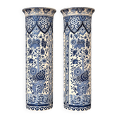 Pair of Delft vases