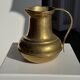 Carafe or metal jug with a rounded body H18
