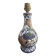 Table lamp in Gien earthenware - "Peacock" decor hand-painted