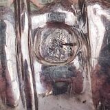Silver carving knife and fork