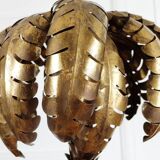 70's palm table lamp