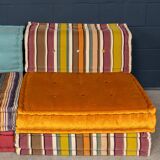 21stc "mah jong" sectional sofa by hans hopfer for roche bobois, france c.2