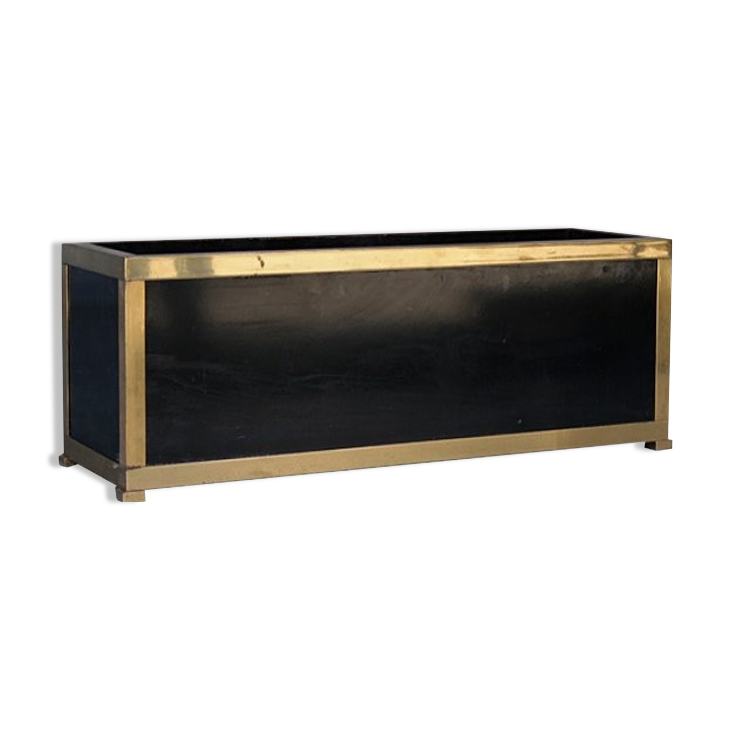 Design planter 1970 brass & bronze