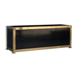 Design planter 1970 brass & bronze