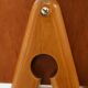 Scandinavian vintage bedside table in teak with Vienna cane
