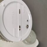 Two beautiful ceiling lights with crystal glass shades. Denmark 1980s