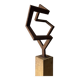 Sculpture “Balance”. a 1970s geometric abstraction in steel