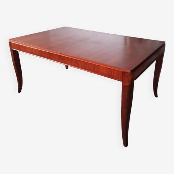 Large art deco mahogany table with extensions 260cm