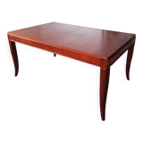 Large art deco mahogany table with extensions 260cm