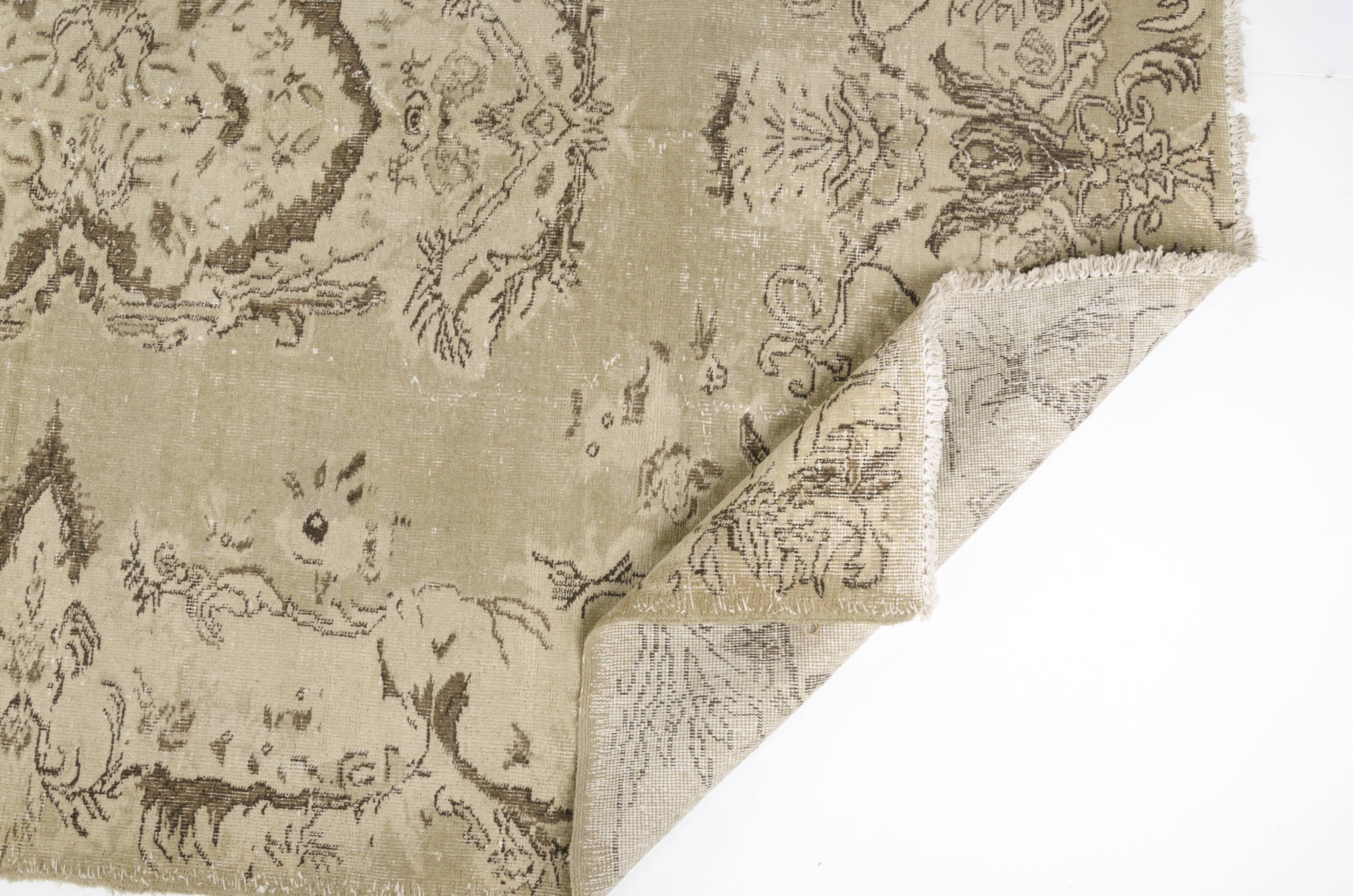 Beige Turkish Vintage Carpet sku825