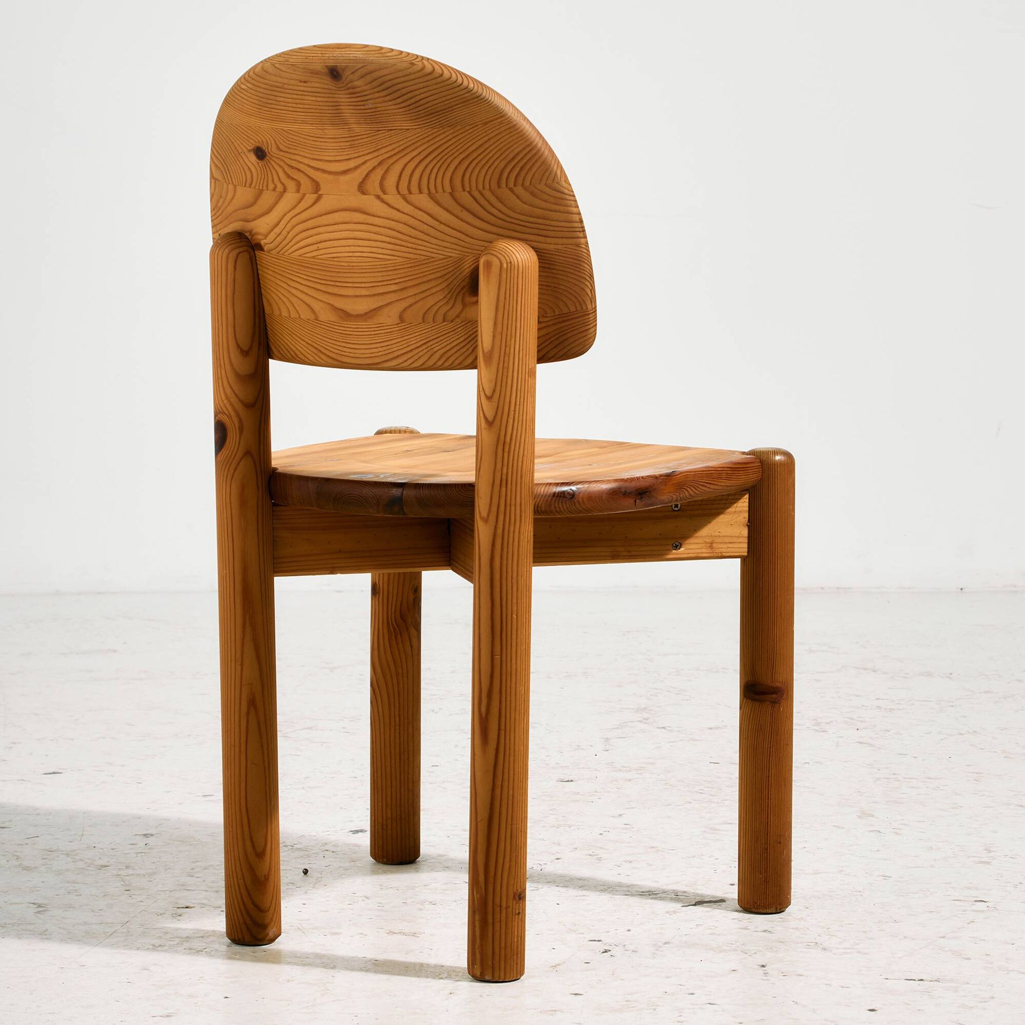 Pine dining set by Rainer Daumiller for Hirtshals Savvaerk, set of 7
