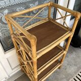 Rattan shelf