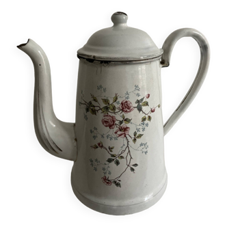 Enameled sheet metal coffee maker