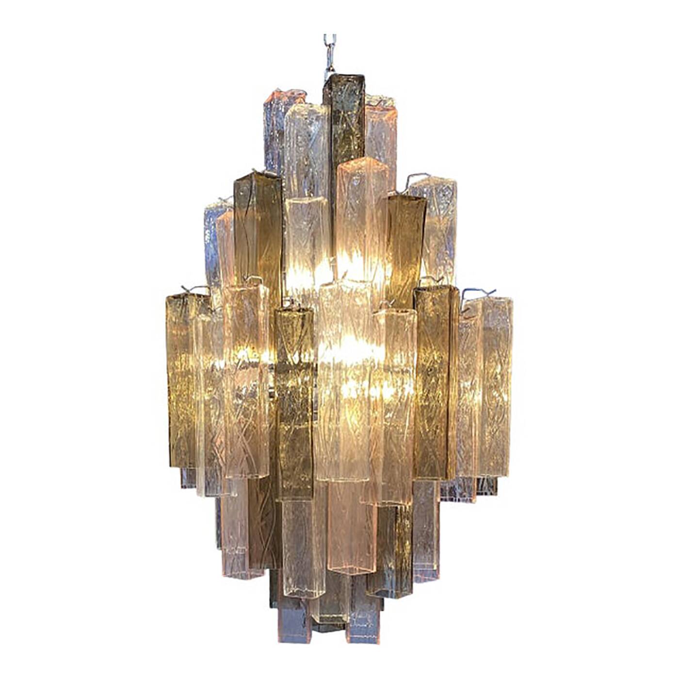 Contemporary Chandelier “Squared” Elements