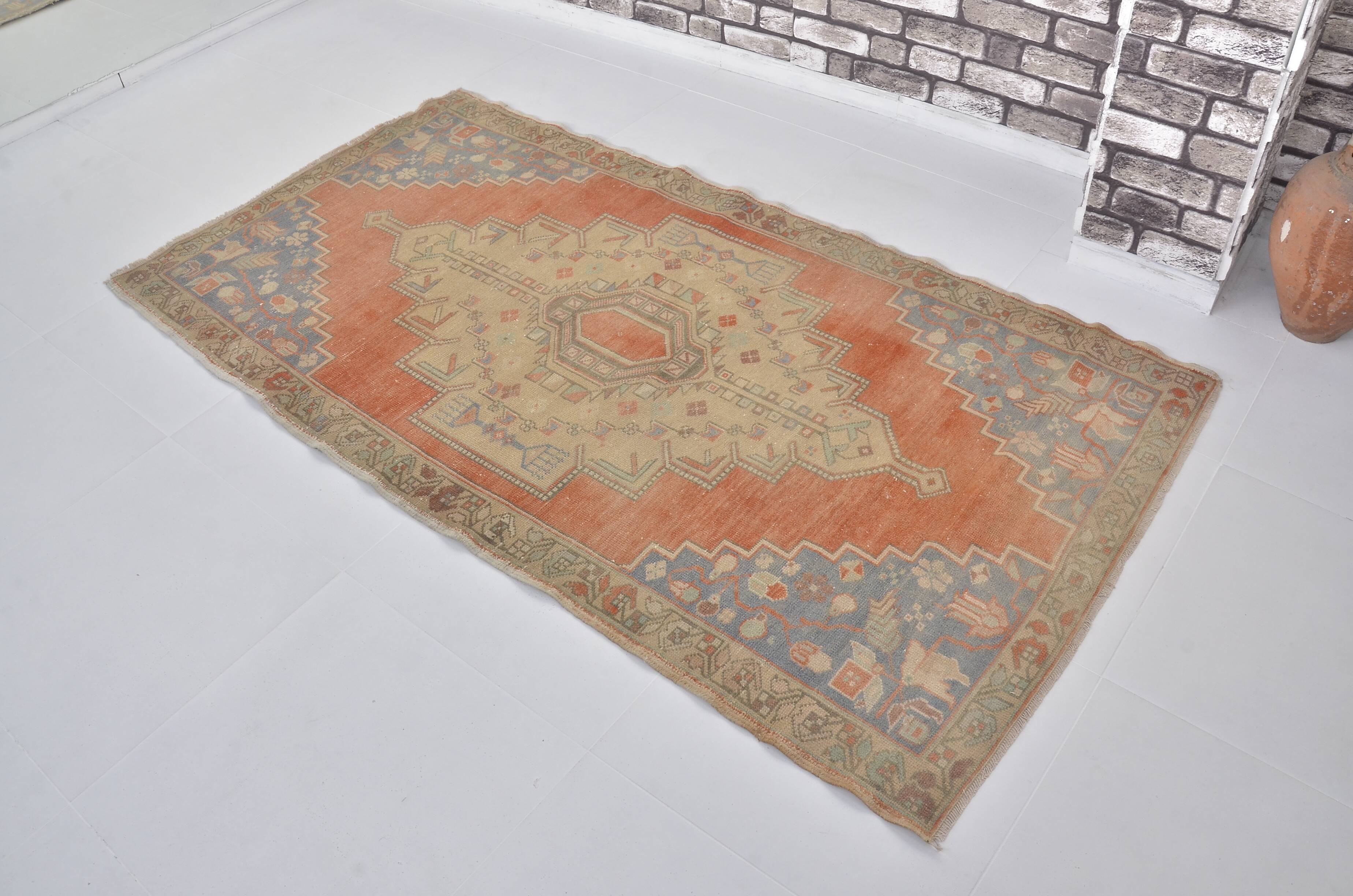 Oushak Handknotted Vintage Carpet sku 2414