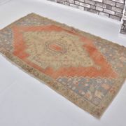 Tapis vintage noué à la main Oushak sku 2414