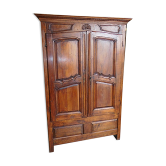 Cabinet 2 doors transition of the xviii century