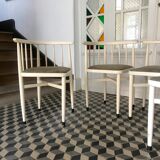 Built-in wooden chairs by Thonet