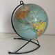 Globe vintage 1960  terrestre Girard et Barrère verre - 27 cm
