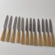 Set of 12 bakelite and stainless steel knives