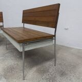 1970 wooden kitchen corner bench set