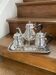 Antique silver-plated coffee service