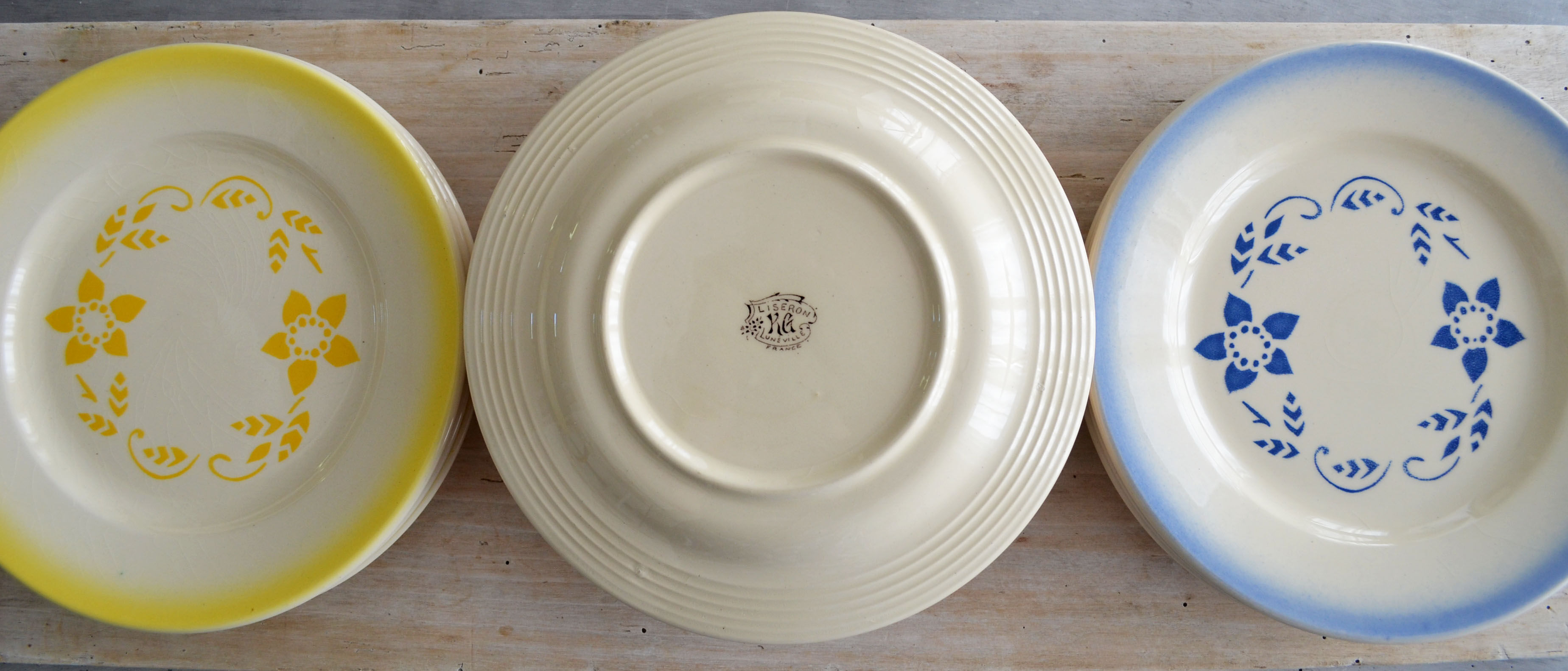 11 dessert plates KG Lunéville