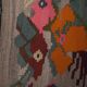 Tapis Kilim turc vintage tissé main