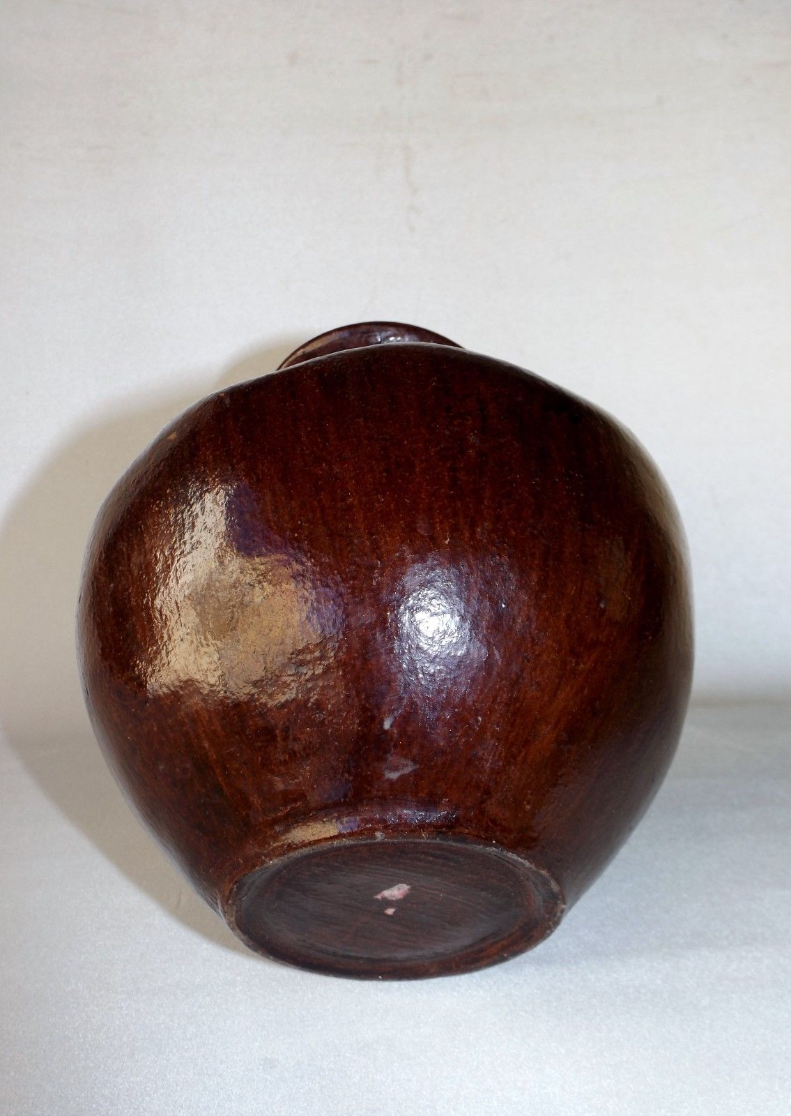 Glazed ceramic vase form free 1970