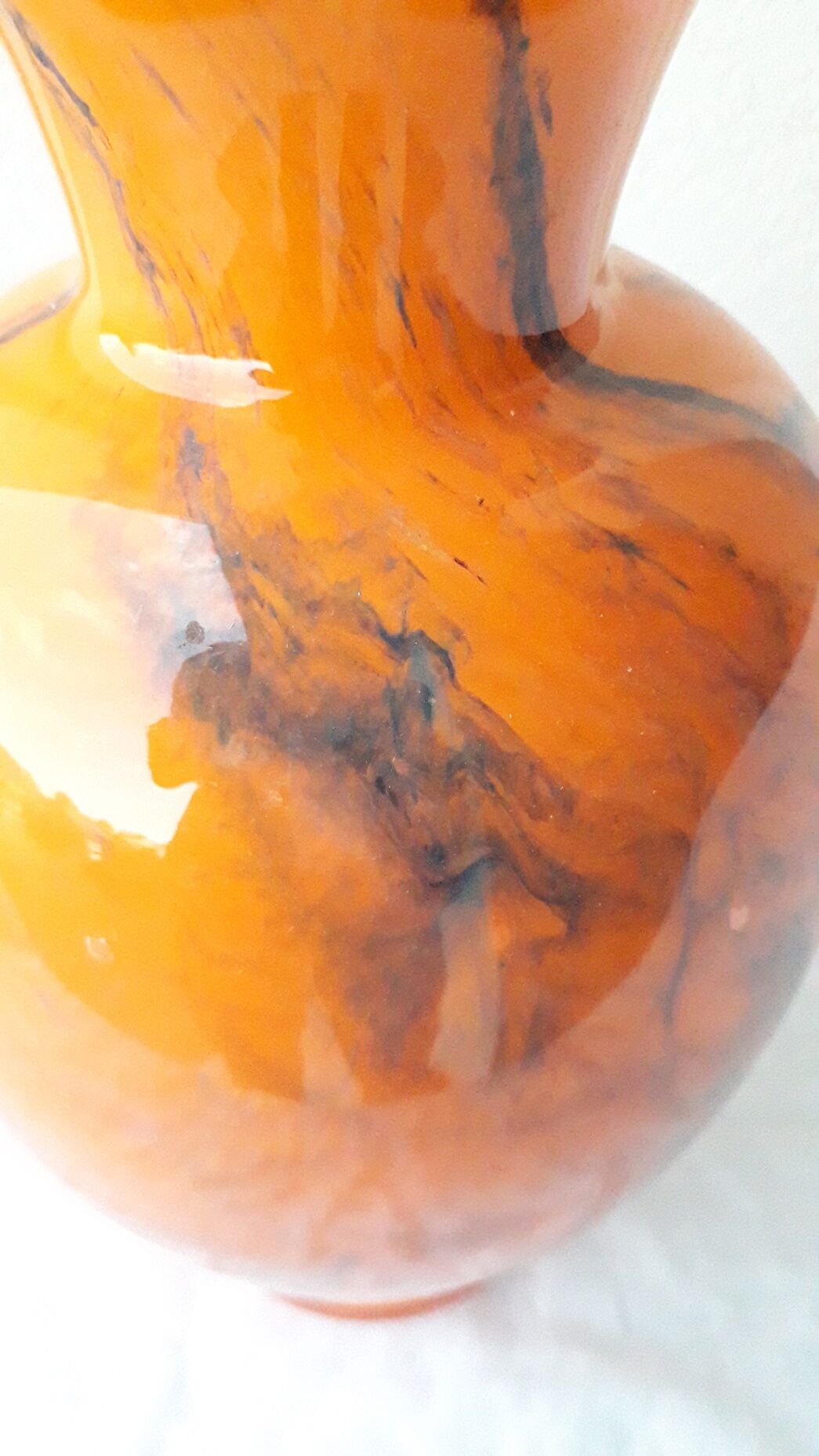 Orange vase