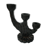 Vintage wooden candle holder