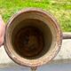 Old metal can or milk jug
