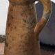 Ceramic vase (or pitcher), signed. (Agnès Escala, Vallauris)