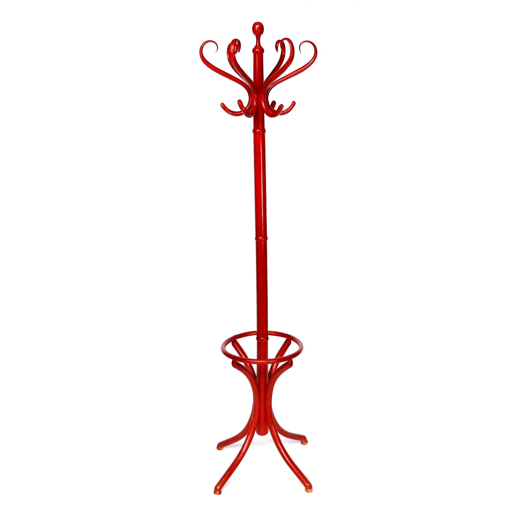 Coat rack "Parrot" red