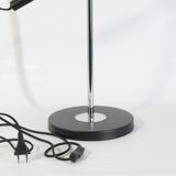 Adjustable desk lamp large model chrome and black
