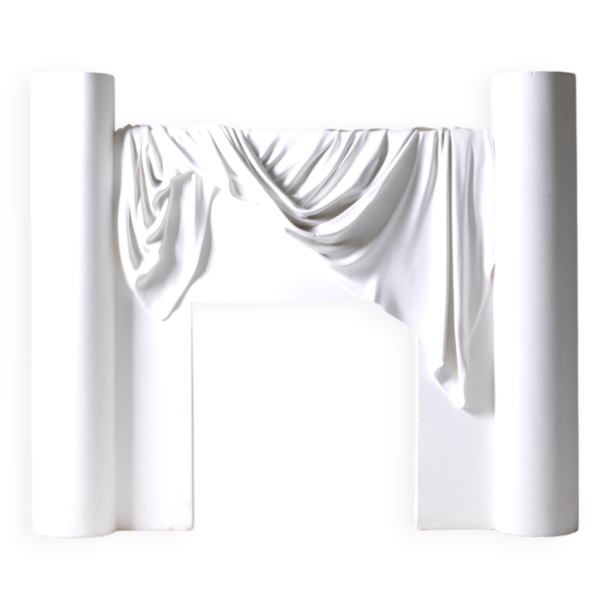 Plaster fireplace from Atelier Sedap