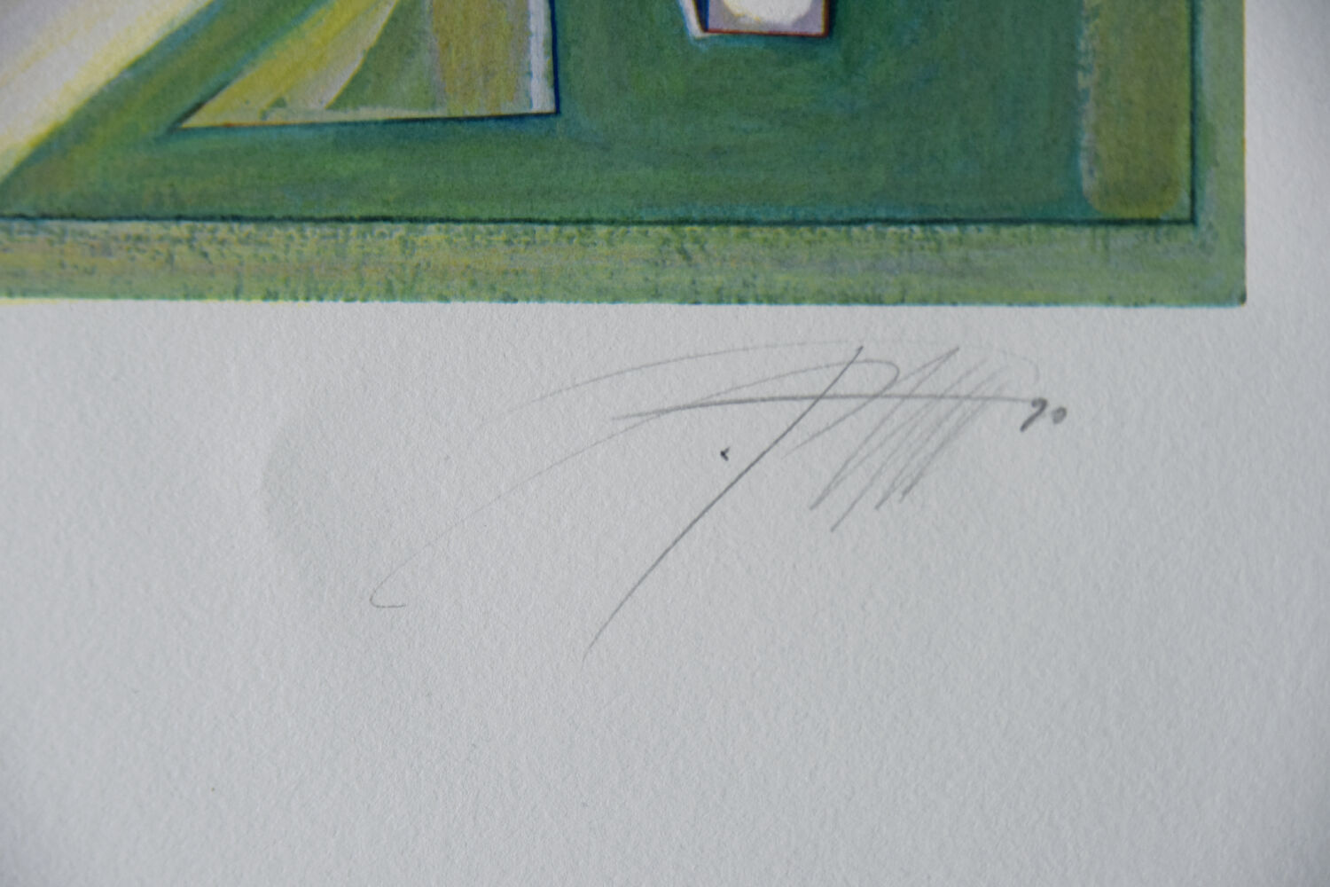 Mondschiff, Original Serigraph by Peter Foeller, 1990