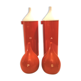 Luigi Massoni design condiment service for Guzzini